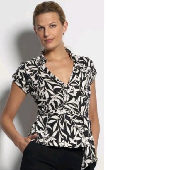 diane von furstenberg wrap top